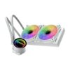 Raidmax Infinita 240mm ARGB Liquid Cooler - White - Image 3