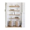 Mackie - Chunky Floating Shelf - 1200mm x 235mm x 50mm - Washed Oak - Image 7