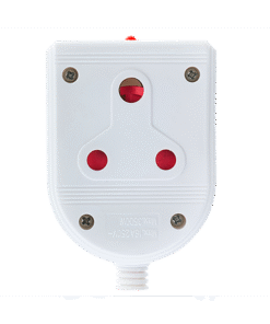 Electricmate Nylon Double Janus Coupler - WhiteLED