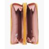 The Roberto - Double Zipper Mobile Phone Purse - White pink tan - Image 3