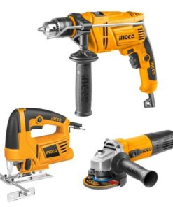 Ingco - Impact Drill - 810w with Angle Grinder (750W) and Jig Saw 570W