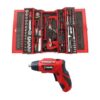 Tork Craft - 88 Piece Tradesman Tool Box & Cordless Screwdriver 12 Pce Set