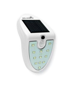 Solarmate 15 LED Solar Motion Sensor Wall Light - white