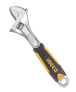 Ingco - Adjustable Wrench - 250MM - S/GRIP CRV