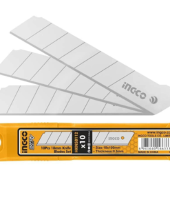 Ingco - Snap-Off Knife Blades Set - 10 Piece (18 mm x 100mm)