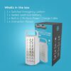 Rechargeable LED Lantern with Power Bank - Black - Image 7
