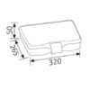Port-Bag - Poly Organiser with 22 Fixed Compartments - 32cm - Image 3