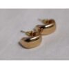 NuLuDa Jewellery - Gold Lump Studs - Earrings - Gold Plated - Image 2
