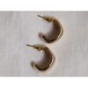 NuLuDa Jewellery - Gold Lump Studs - Earrings - Gold Plated - Image 3