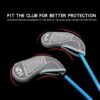 9 Piece/Set Neoprene Golf Club Iron Putter Head Cover - Gray - Image 2
