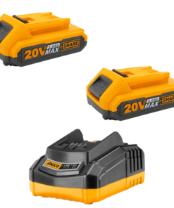 Ingco - 2 x Li-Ion Battery Pack ( 2.0Ah) with Fast Intelligent Charger
