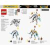 LEGO® NINJAGO® Zane’s Power Up Mech EVO 71761 Building Toy Set - 95 Pieces - Image 2