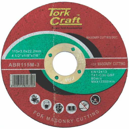 Cutting disc masonry 115 x 3.0 x 22.22mm