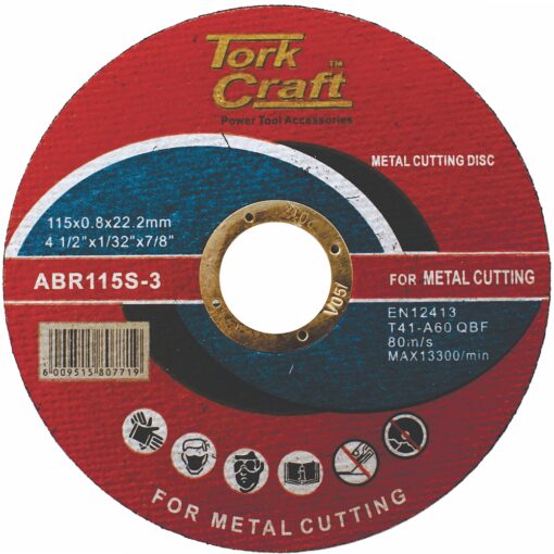 Cutting disc steel & ss 115 x 0.8 x 22.2 mm