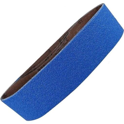 Sanding belt zirconium 75 x 533mm 100grit 2/pack