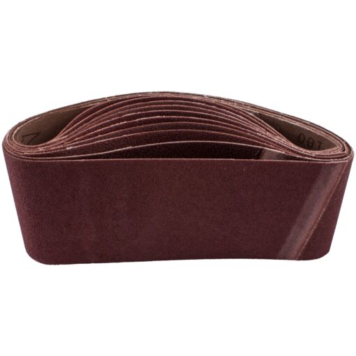 Sanding belt 100 x 560mm 80 grit 10/pack