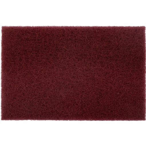 Pad non woven ind. strength 5pc 150 x 230mm super fine maroon