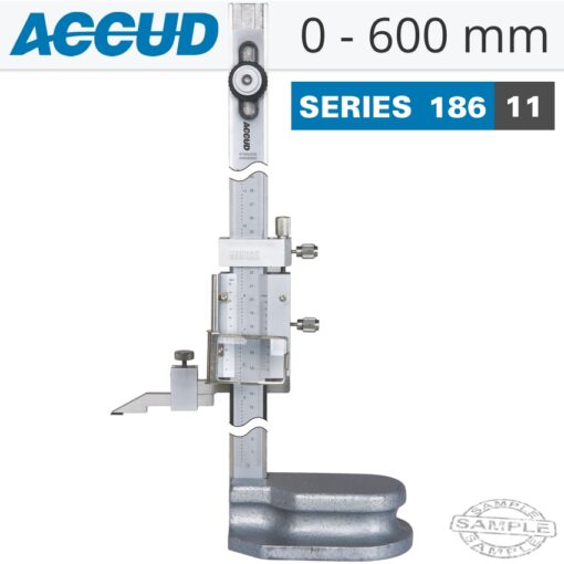 Vernier height gauge 300mm 0.04mm acc. 0.02mm grad. s/steel