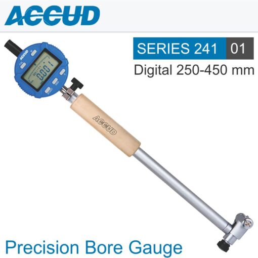 Dig. precision bore gauge 250-450mm 0.018mm acc. 0.001mm grad.