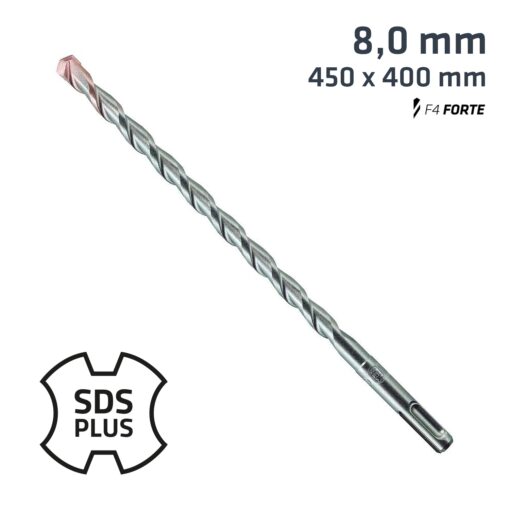 Sds plus drill bit 450 x 400 8.0mm