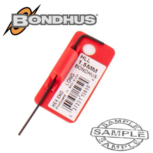 Hex end l-wrench 1.5mm proguard single bondhus