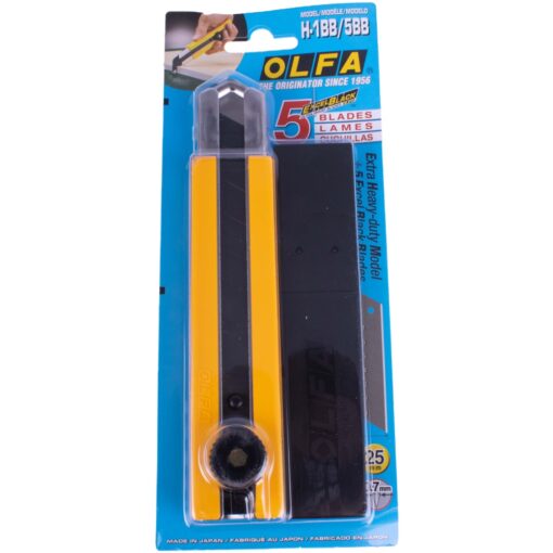 Olfa cutter model h-1-bb-5bb extra heavy duty snap off knife cutter 2