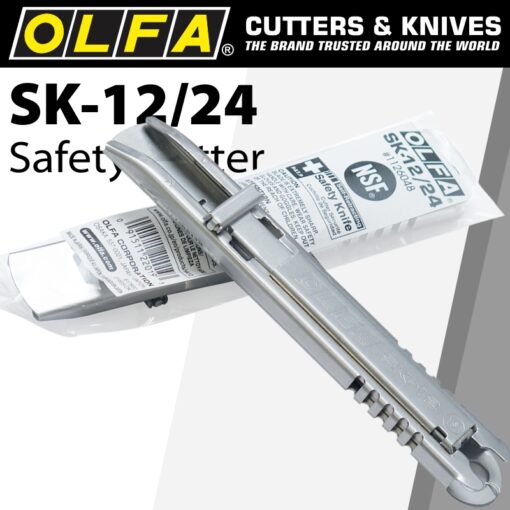 Olfa stainless steel knife in plastic bag