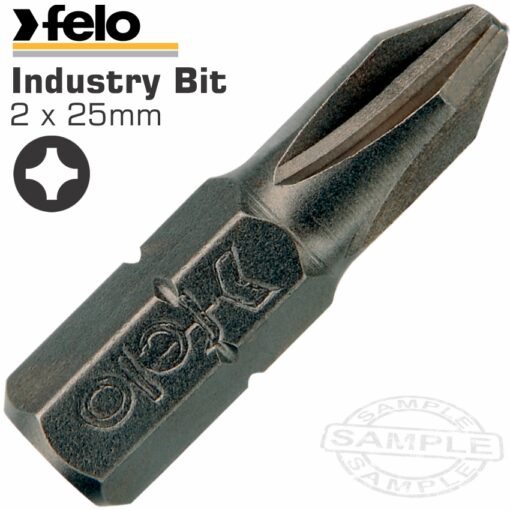 Felo phillips ph2 x 25mm bulk ins.bit