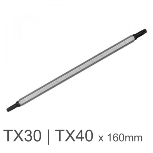 D/end power bit tx30/tx40 x 160mm bulk