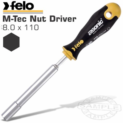 Felo 428 8.0x110 nut driver ergonic magnetic