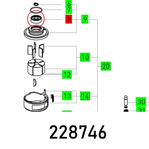 Ball bearing 627 z/d mc5e nsk