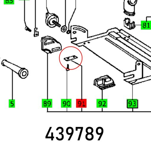 Threaded plate ap 55 e