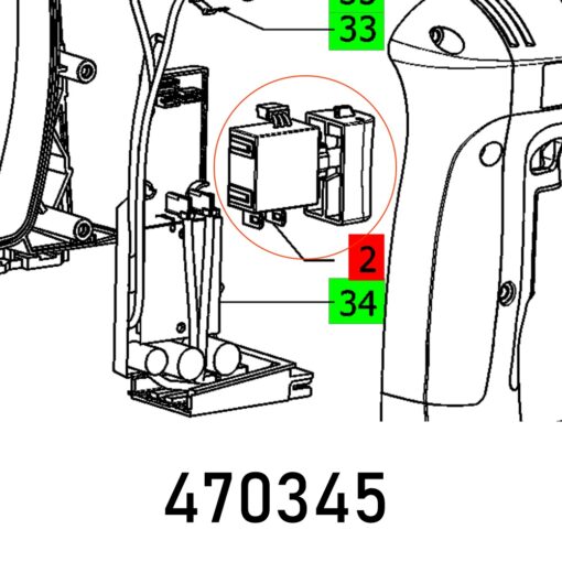 Switch module c 12 complet