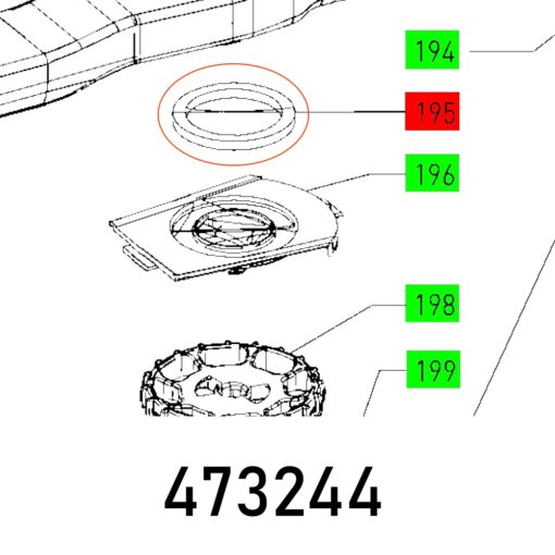 Gasket lhs 225 eq