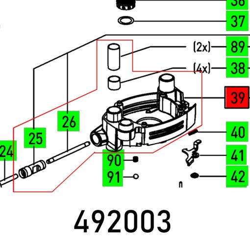 Base plate of 1400 ebq