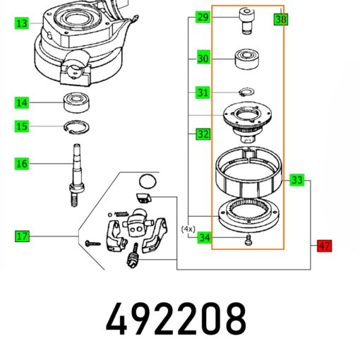 Switching ring ro 150 e