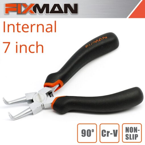 Fixman internal circlip pliers 7'/180mm x 90 deg