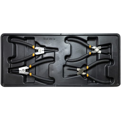 Fixman tray 4 piece 6' internal and external circlip pliers