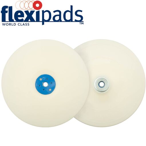 Grinder pad & nut 230mm m14x2mm white