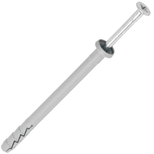 Pol hammer-in fixing 8x100mm+ cyl head x800 per box
