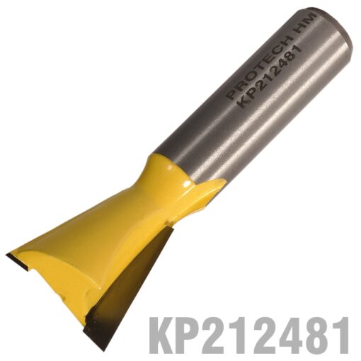 Dovetail bit 7/8' (22.22mm) x 1/2' 1/2' shank