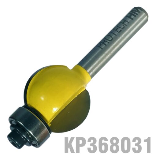 Internal bull nose 20mm x 5/8' half radius radius 13/16' 1/4' shank
