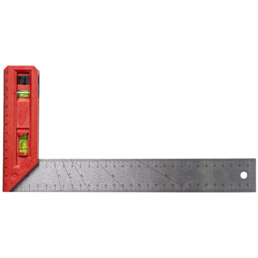 Try square 300mm x 150mm with level & plumb vial