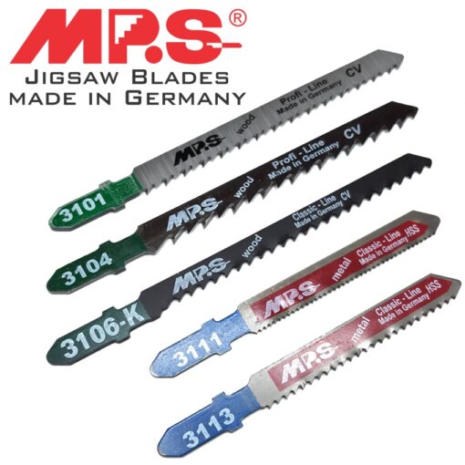 Jigsaw blade box set 10 piece 3x3101 3x3104 2x3106-k 1x3111 1x3113