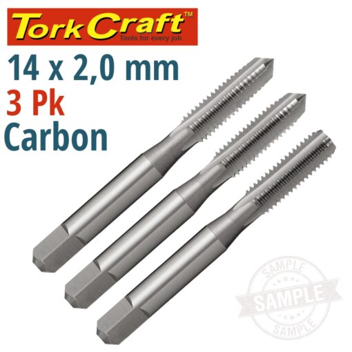 Taps carb.steel 14x2.00mm 3/pk