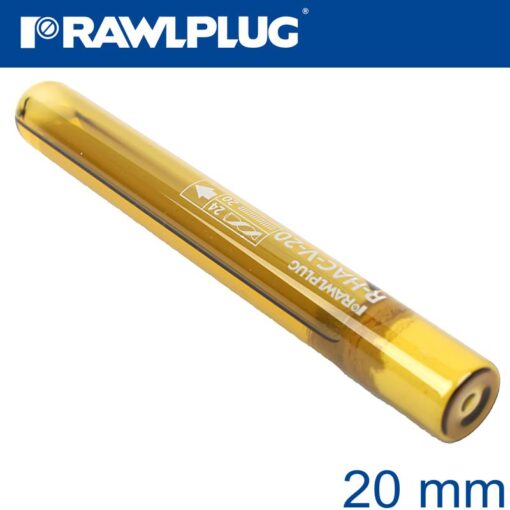 Vinylester hammer-in glass capsules 20mm