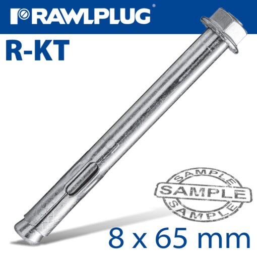 R-kt sleeve anchor 8x65mm x100 per box