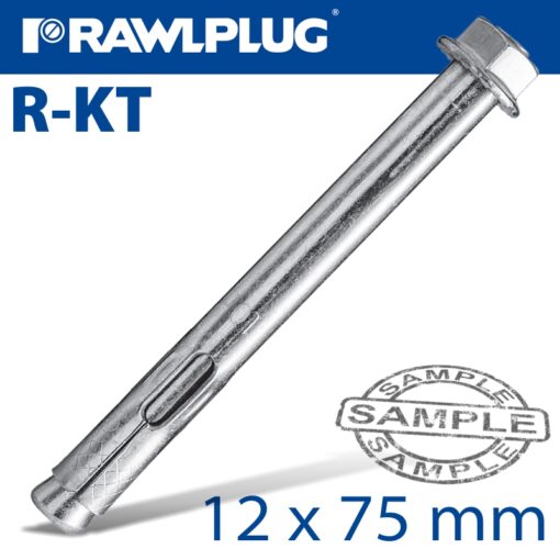 R-kt sleeve anchor 12x75mm x50 per box
