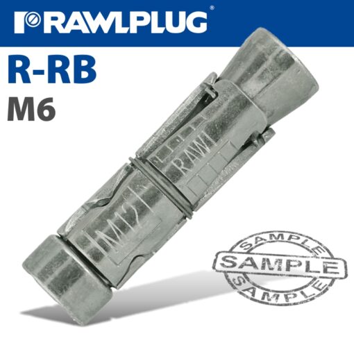 R-rb rawlbolt shield only m06w box of 100