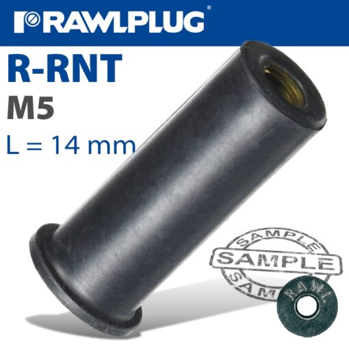 Rawlnut m5x14.1mm x50-box